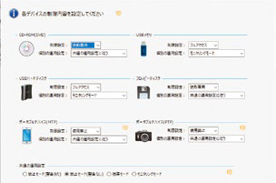 SS1　テレワーク　デバイス管理画面